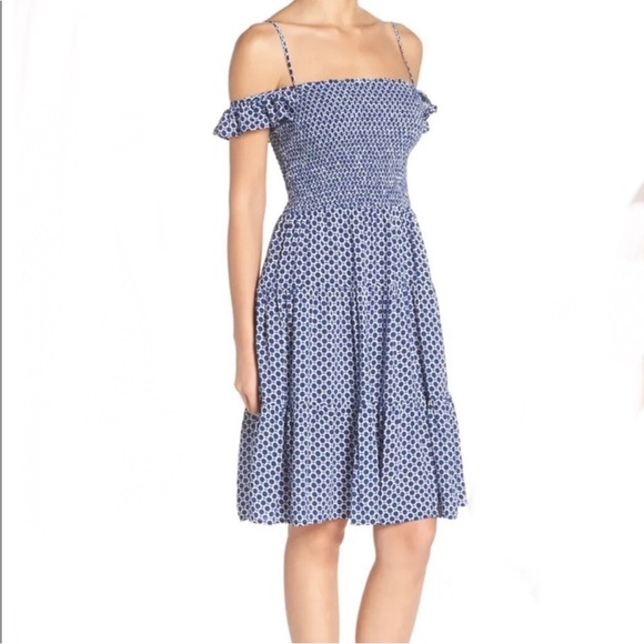 Smocked ruffle dress Tory Burch - Picture 3 of 5